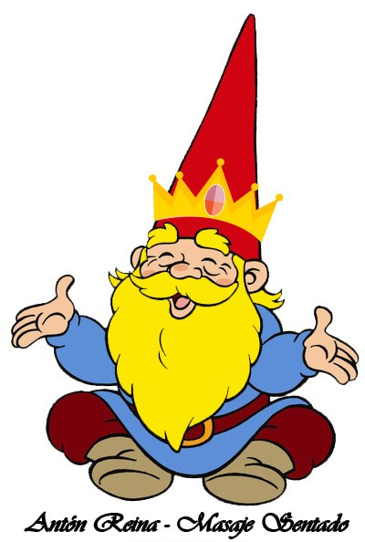 anton reina masaje sentado rubio