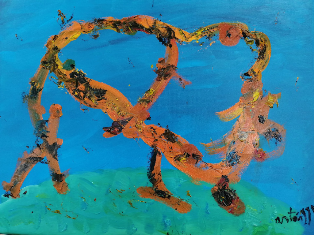 Me obligo a salir del ombligo))) 

Cuadro inspirado en La Danza de Henri Matisse... by anton)))